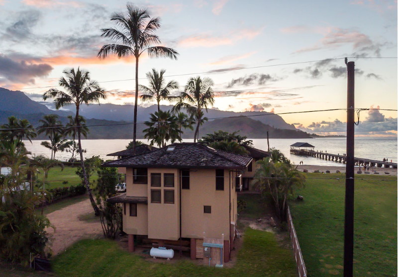 The Hanalei Beach House on Hanalei Bay