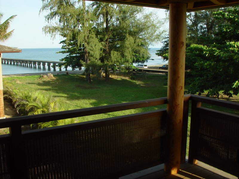 Nearby historic Hanalei Pier