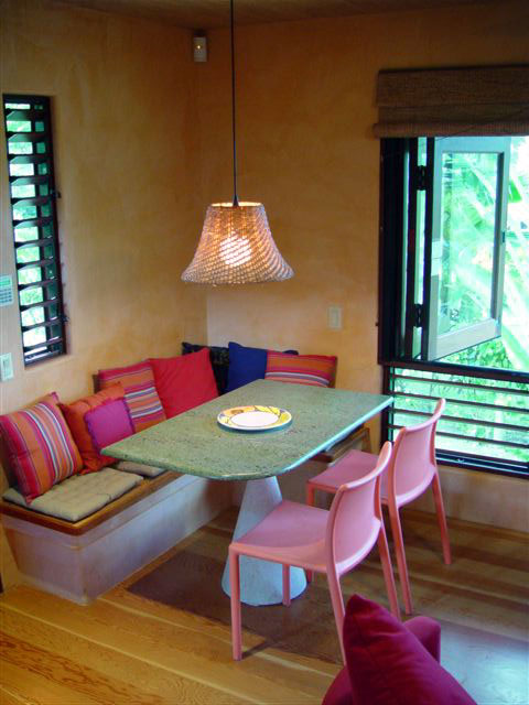 The dining nook