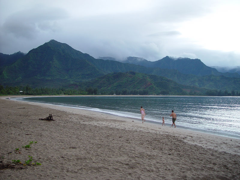 Enjoy quiet hikes along Hanalei Bay