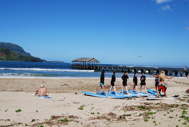 Surf lessons right in front of the property