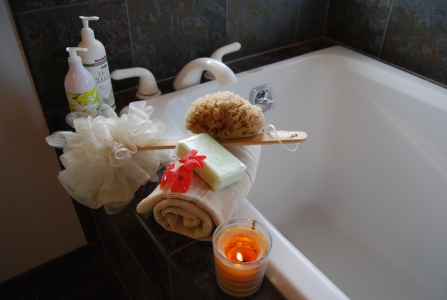 Pamper yourself with a relaxing bath
